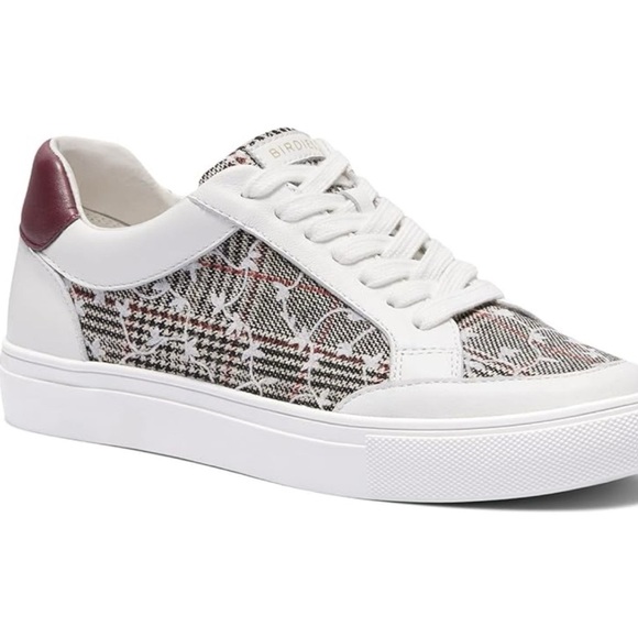 Birdies Cardinal Sneaker in Floral Plaid SOLD OUT Size 6.5 - Picture 2 of 5